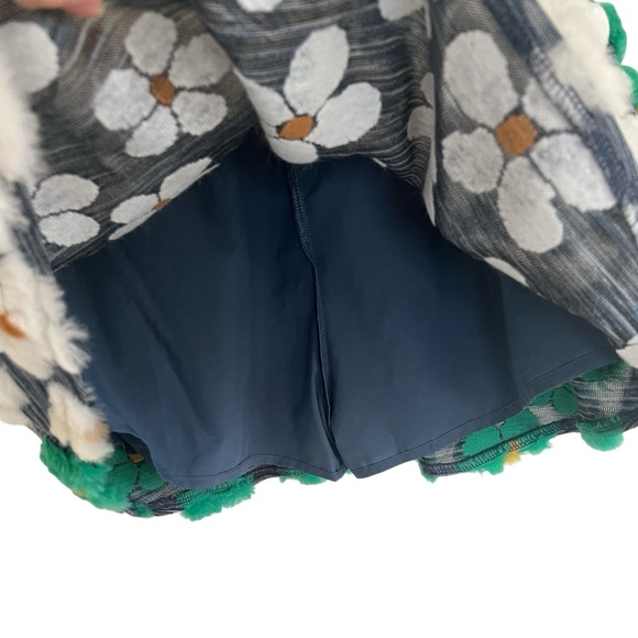 Queen Of Sparkles Colorblock Fur Flower Skirt & Top Set XS - Picture 8 of 13